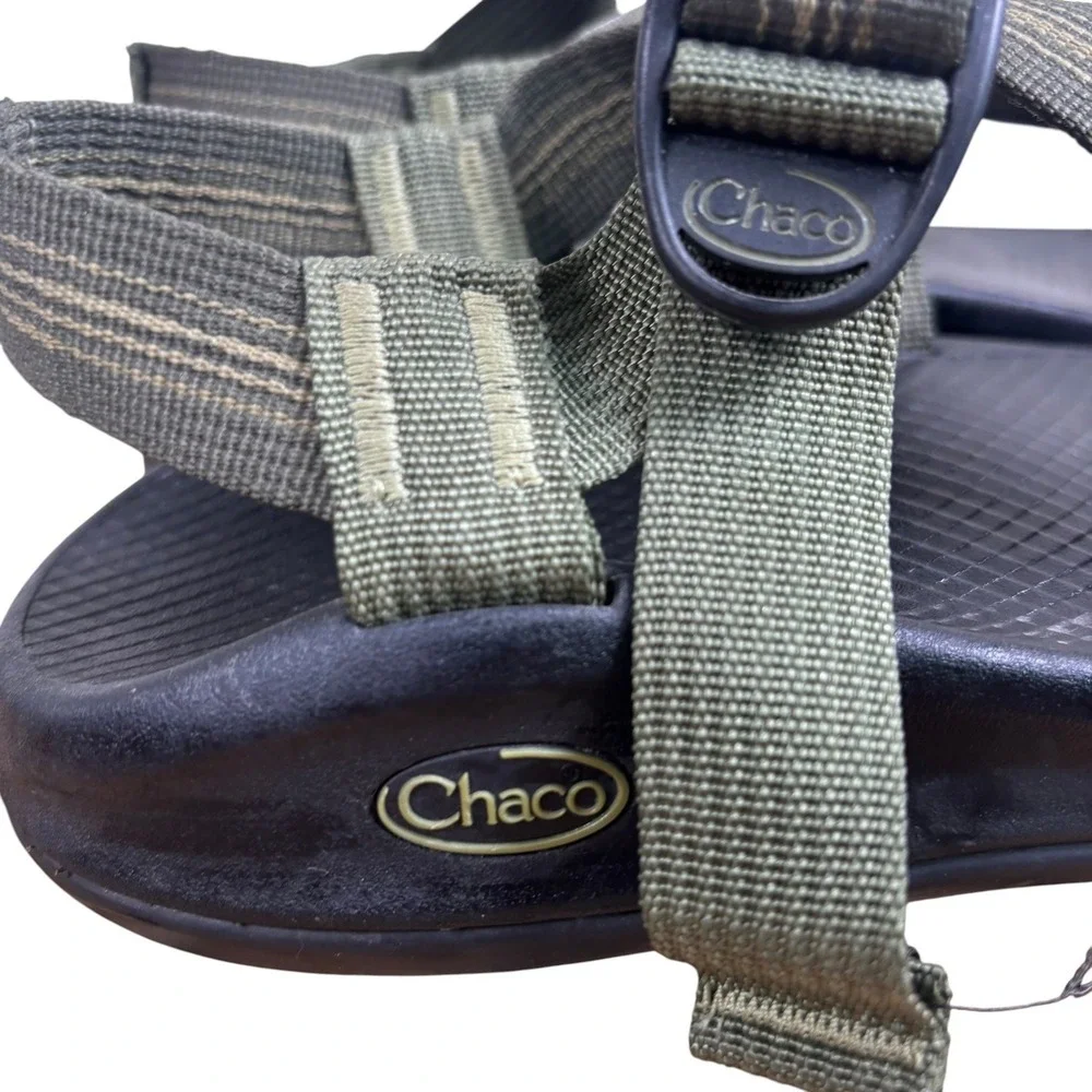 Chaco Z1 Classic Mens Sport Sandals Olive Green Strappy Hiking Shoes Size 10